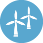 Vindmølle ikon